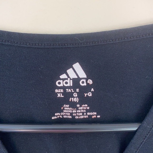 ⭐️3/$15 Adidas youth t-shirt girls 14 XL - Picture 3 of 4